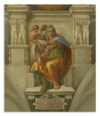 ARUNDEL SOCIETY. Large collection of approximately 185 chromolithographed European Renaissance master paintings.